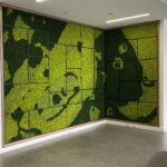 Office moss wall