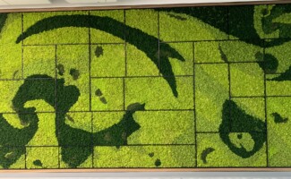 Wall Art with greenery